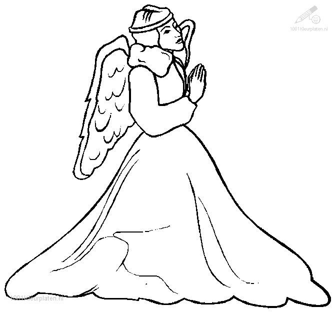 Coloring page: Angel (Characters) #86323 - Free Printable Coloring Pages