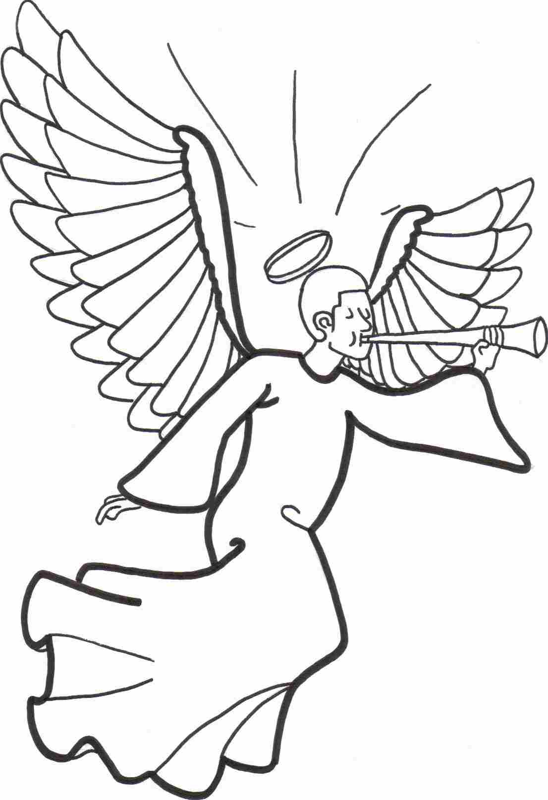 Drawing Angel 20 Characters – Printable coloring pages