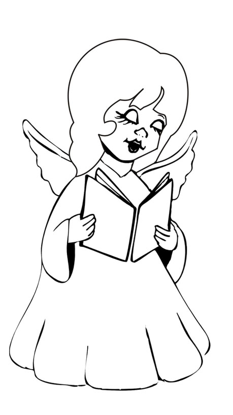 Coloring page: Angel (Characters) #86345 - Printable coloring pages