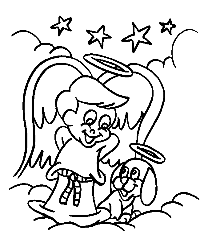 Coloring page: Angel (Characters) #86352 - Printable coloring pages