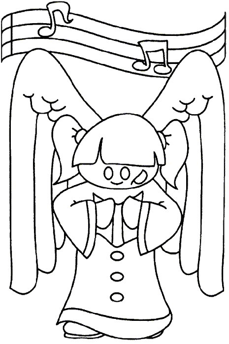 Coloring page: Angel (Characters) #86353 - Free Printable Coloring Pages