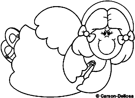 Coloring page: Angel (Characters) #86365 - Printable coloring pages