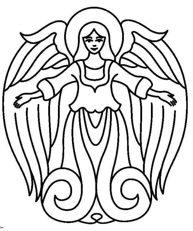 Coloring page: Angel (Characters) #86382 - Printable coloring pages