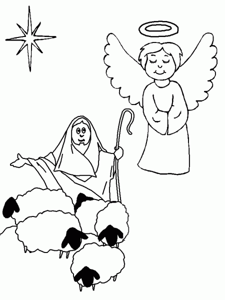 Coloring page: Angel (Characters) #86383 - Free Printable Coloring Pages