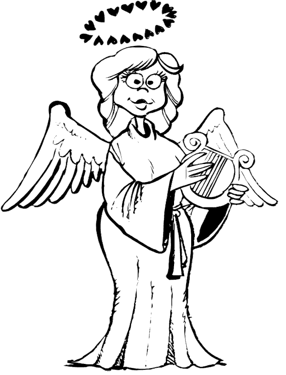 Coloring page: Angel (Characters) #86397 - Printable coloring pages