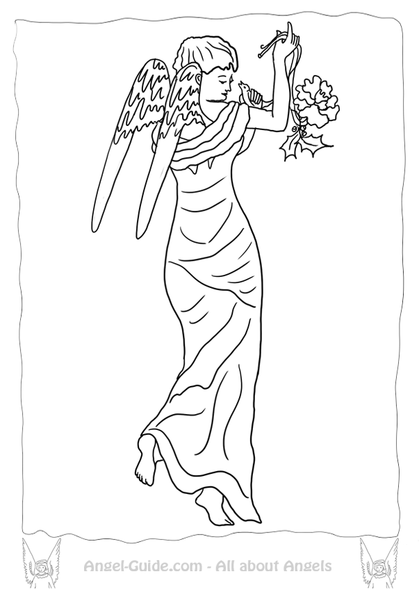 Coloring page: Angel (Characters) #86401 - Printable coloring pages