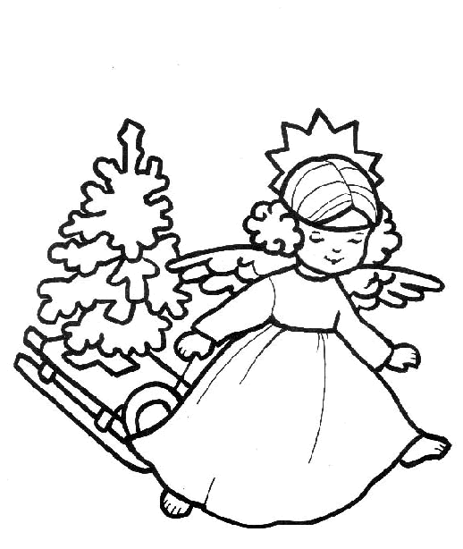 Coloring page: Angel (Characters) #86408 - Printable coloring pages