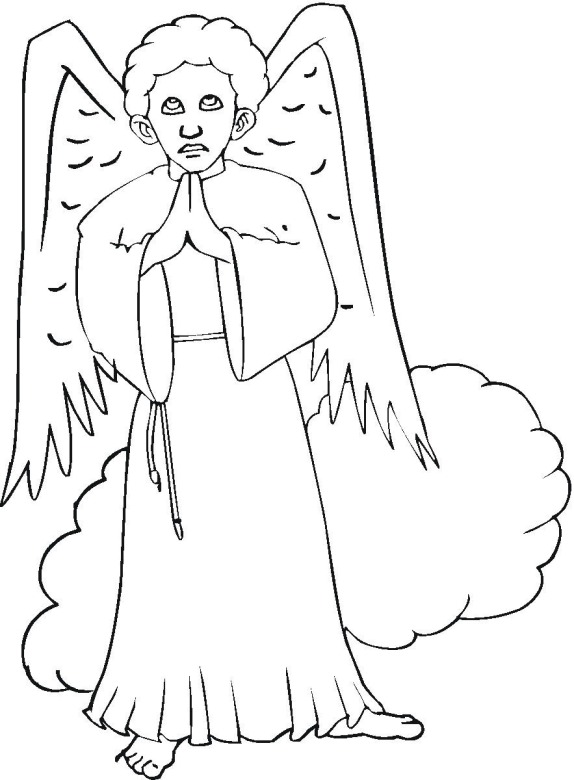 Coloring page: Angel (Characters) #86421 - Free Printable Coloring Pages