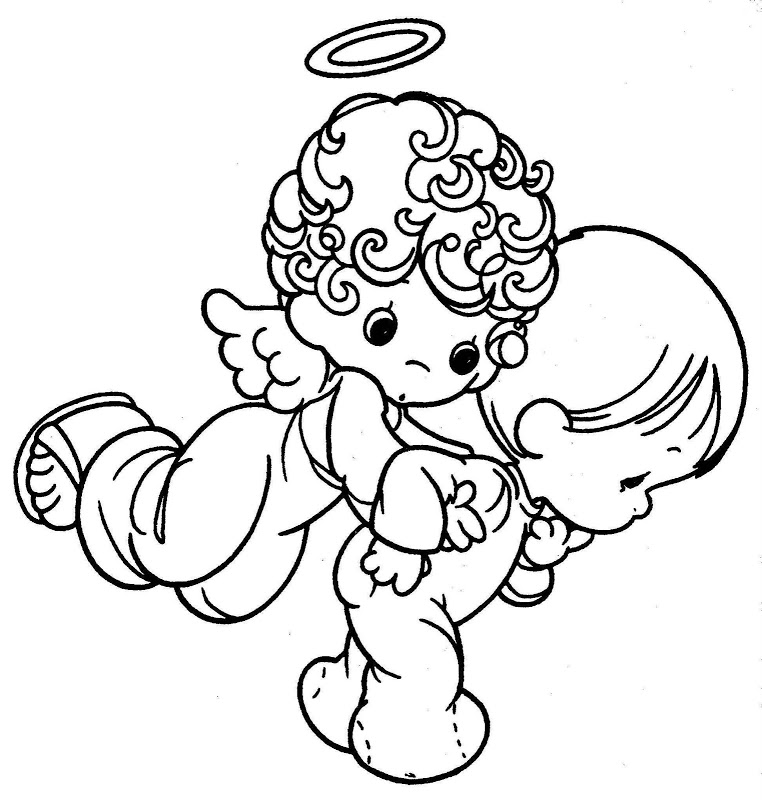 Coloring page: Angel (Characters) #86434 - Free Printable Coloring Pages