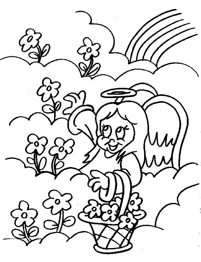Coloring page: Angel (Characters) #86445 - Printable coloring pages