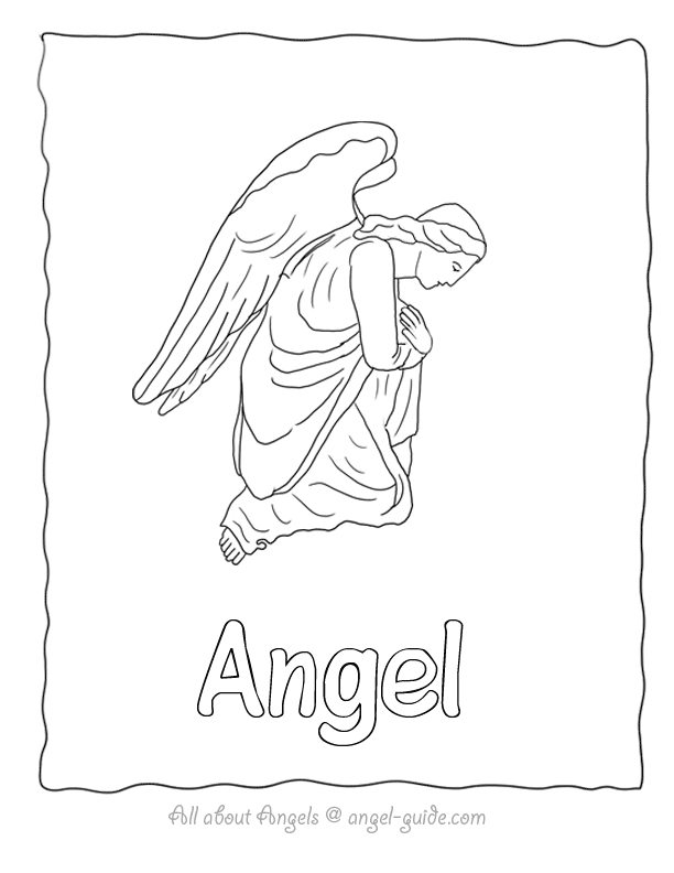 Coloring page: Angel (Characters) #86451 - Printable coloring pages
