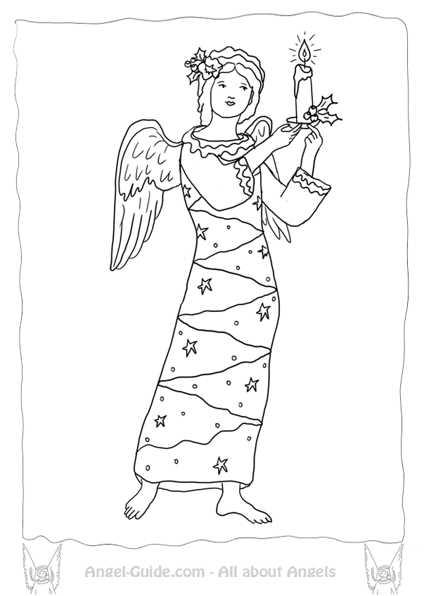 Coloring page: Angel (Characters) #86471 - Free Printable Coloring Pages