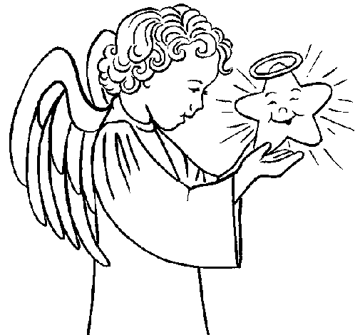 Coloring page: Angel (Characters) #86483 - Free Printable Coloring Pages
