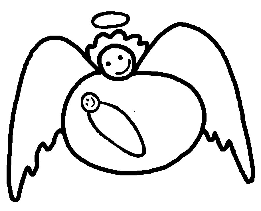 Coloring page: Angel (Characters) #86484 - Printable coloring pages