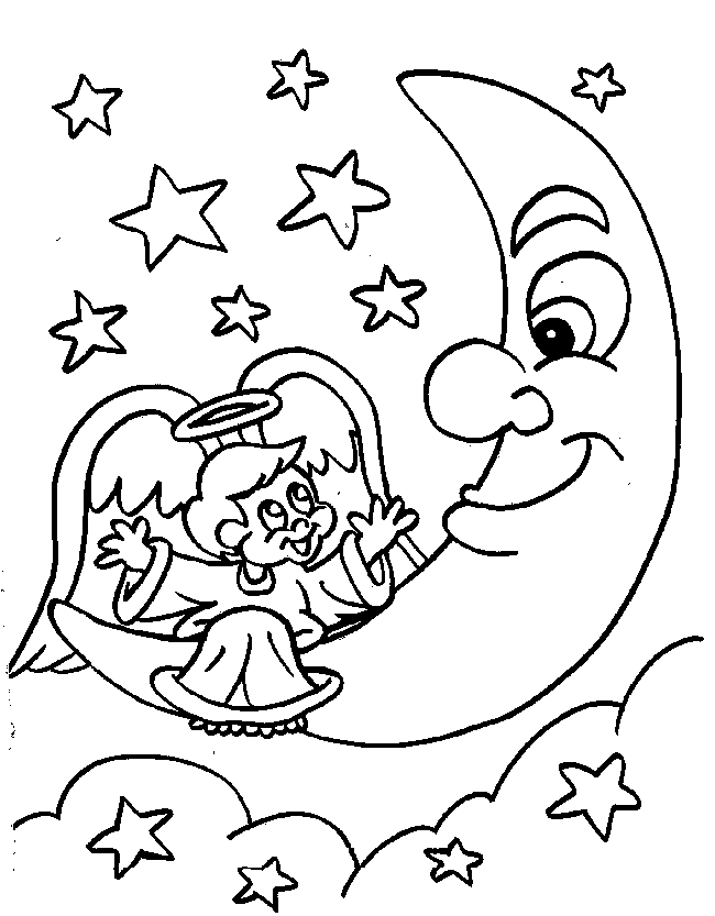 Coloring page: Angel (Characters) #86562 - Free Printable Coloring Pages