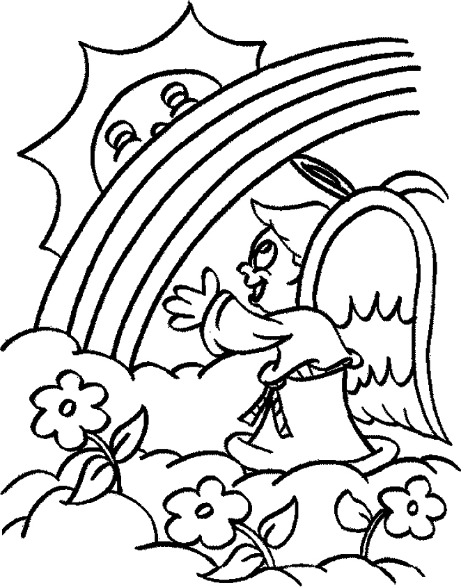 Coloring page: Angel (Characters) #86564 - Free Printable Coloring Pages