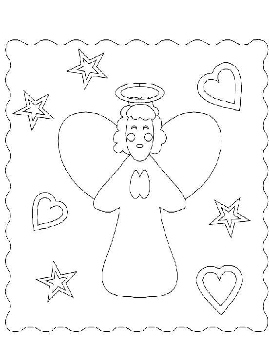 Coloring page: Angel (Characters) #86583 - Printable coloring pages