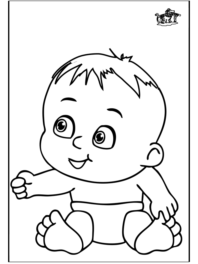 Coloring page: Baby (Characters) #86600 - Printable coloring pages