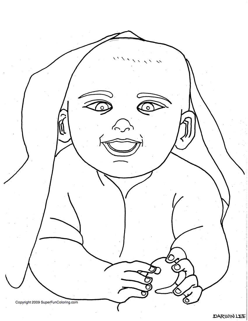 Coloring page: Baby (Characters) #86631 - Printable coloring pages