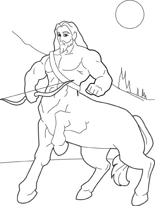 drawings-centaur-characters-printable-coloring-pages