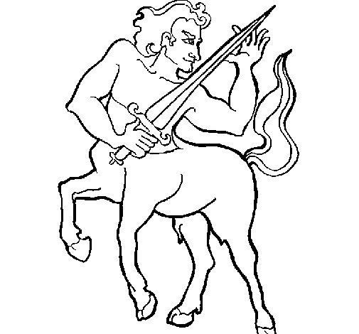 Coloring page: Centaur (Characters) #149593 - Free Printable Coloring Pages