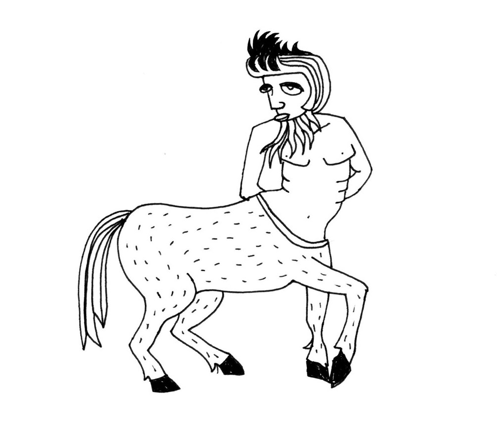 Coloring page: Centaur (Characters) #149615 - Printable coloring pages