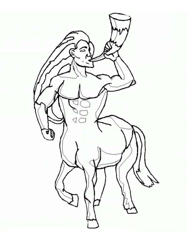 Free printable Centaur coloring page #209612 from Characters collection