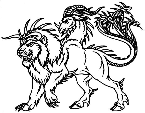 Coloring page: Chimera (Characters) #149093 - Free Printable Coloring Pages