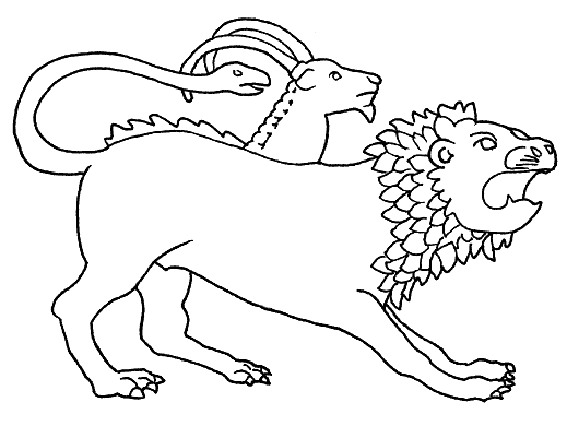 Coloring page: Chimera (Characters) #149315 - Free Printable Coloring Pages