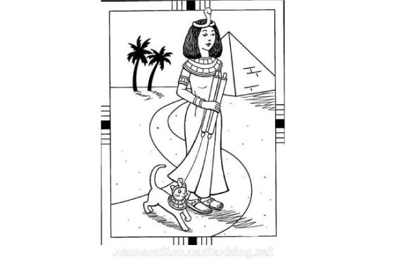 Coloring page: Cleopatra (Characters) #90562 - Printable coloring pages