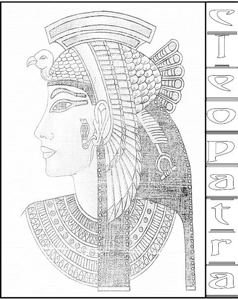 Coloring page: Cleopatra (Characters) #90670 - Free Printable Coloring Pages