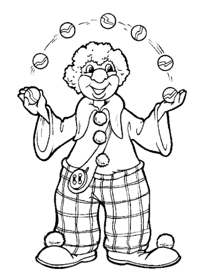 Coloring page: Clown (Characters) #90893 - Free Printable Coloring Pages