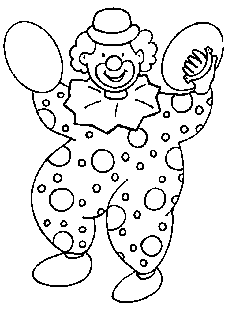 Coloring page: Clown (Characters) #90909 - Free Printable Coloring Pages
