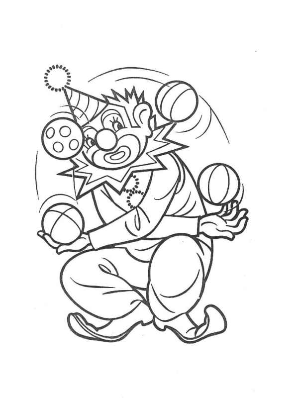 Coloring page: Clown (Characters) #90916 - Free Printable Coloring Pages