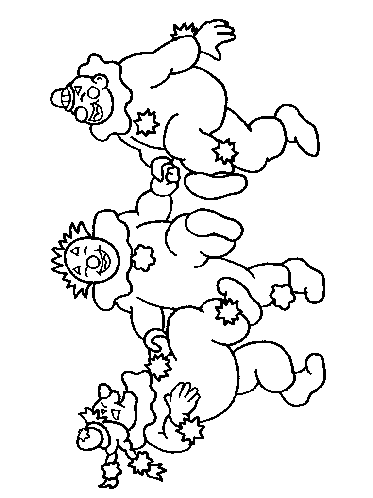 Coloring page: Clown (Characters) #90920 - Printable coloring pages