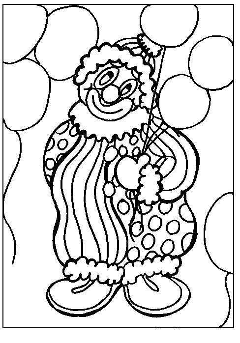 Coloring page: Clown (Characters) #90924 - Free Printable Coloring Pages