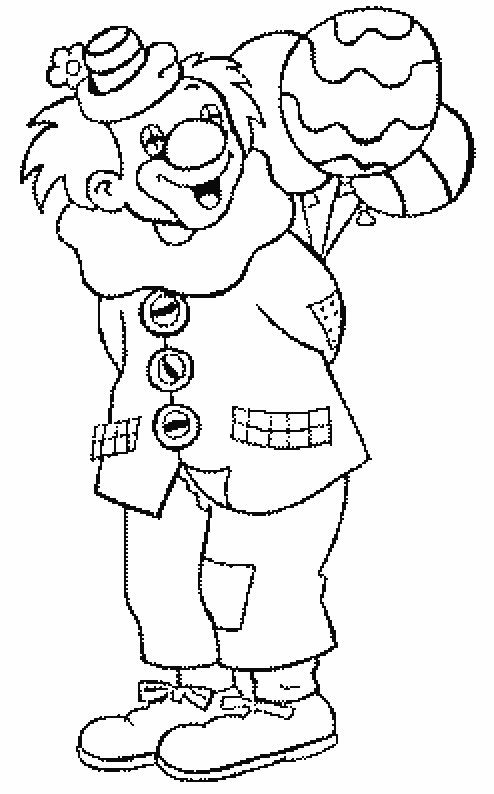 Coloring page: Clown (Characters) #90925 - Printable coloring pages