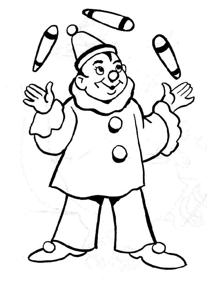 Coloring page: Clown (Characters) #90927 - Free Printable Coloring Pages