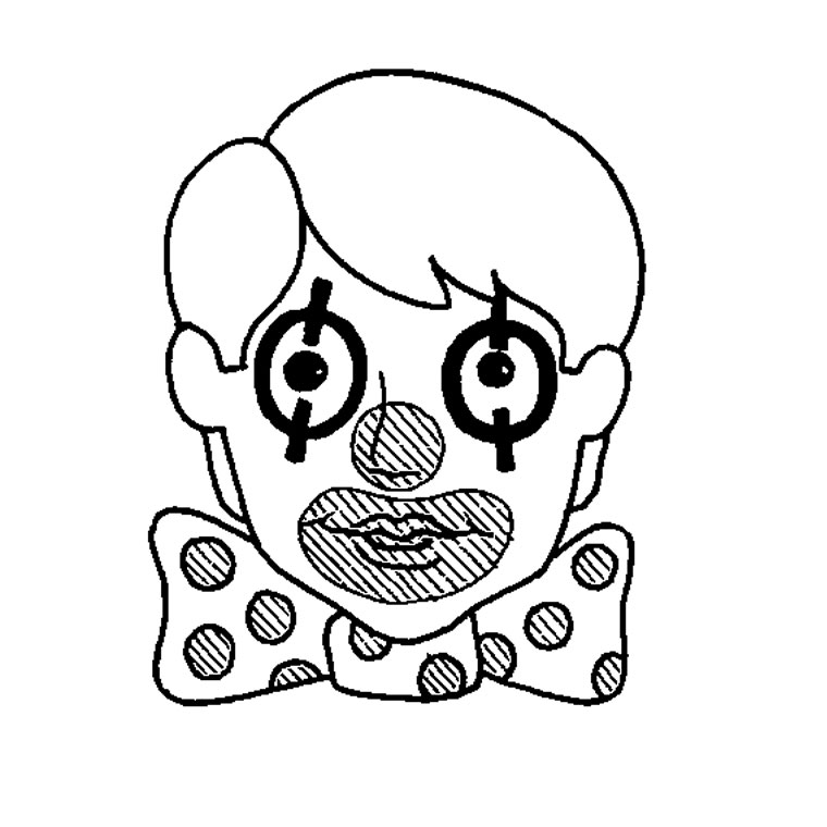 Coloring page: Clown (Characters) #90931 - Printable coloring pages