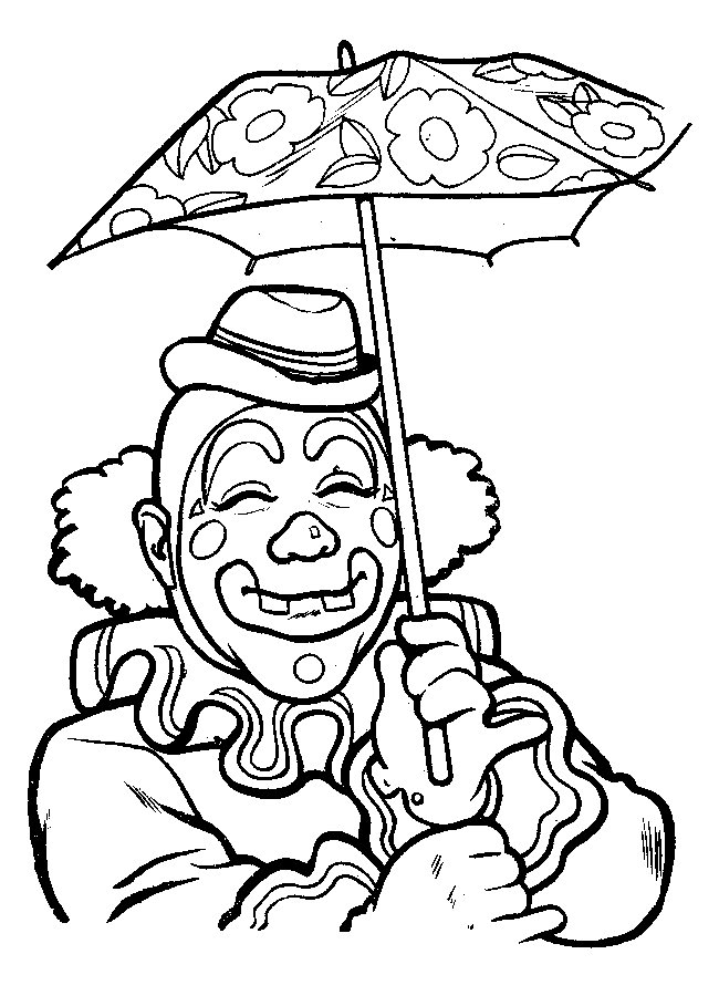 Coloring page: Clown (Characters) #90958 - Free Printable Coloring Pages