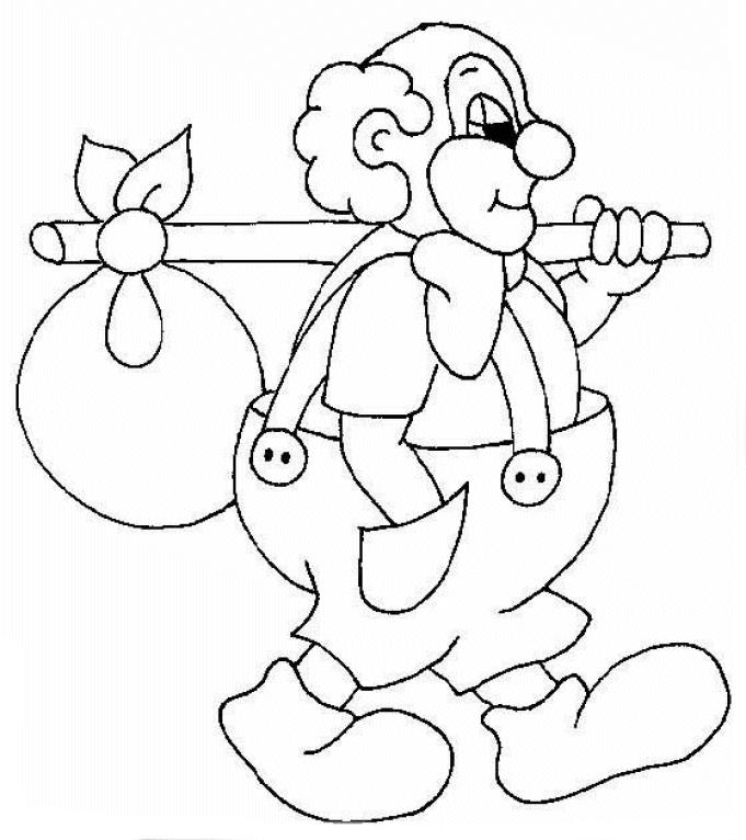 Coloring page: Clown (Characters) #90960 - Free Printable Coloring Pages