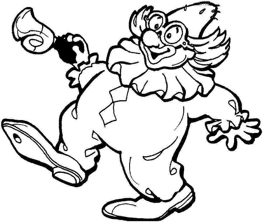 Coloring page: Clown (Characters) #90962 - Printable coloring pages