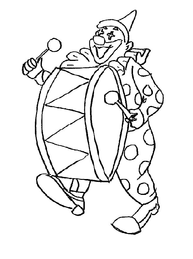 Coloring page: Clown (Characters) #90966 - Free Printable Coloring Pages
