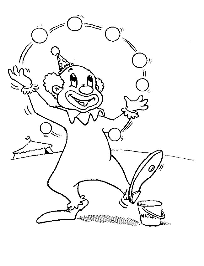 Coloring page: Clown (Characters) #90975 - Free Printable Coloring Pages