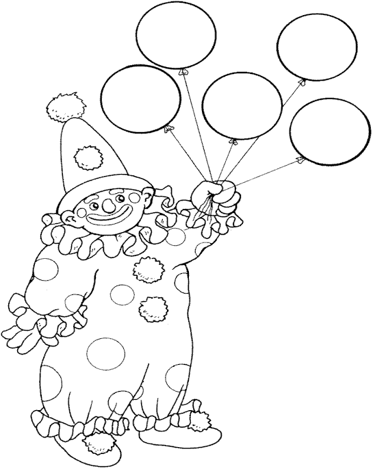 Coloring page: Clown (Characters) #90985 - Printable coloring pages