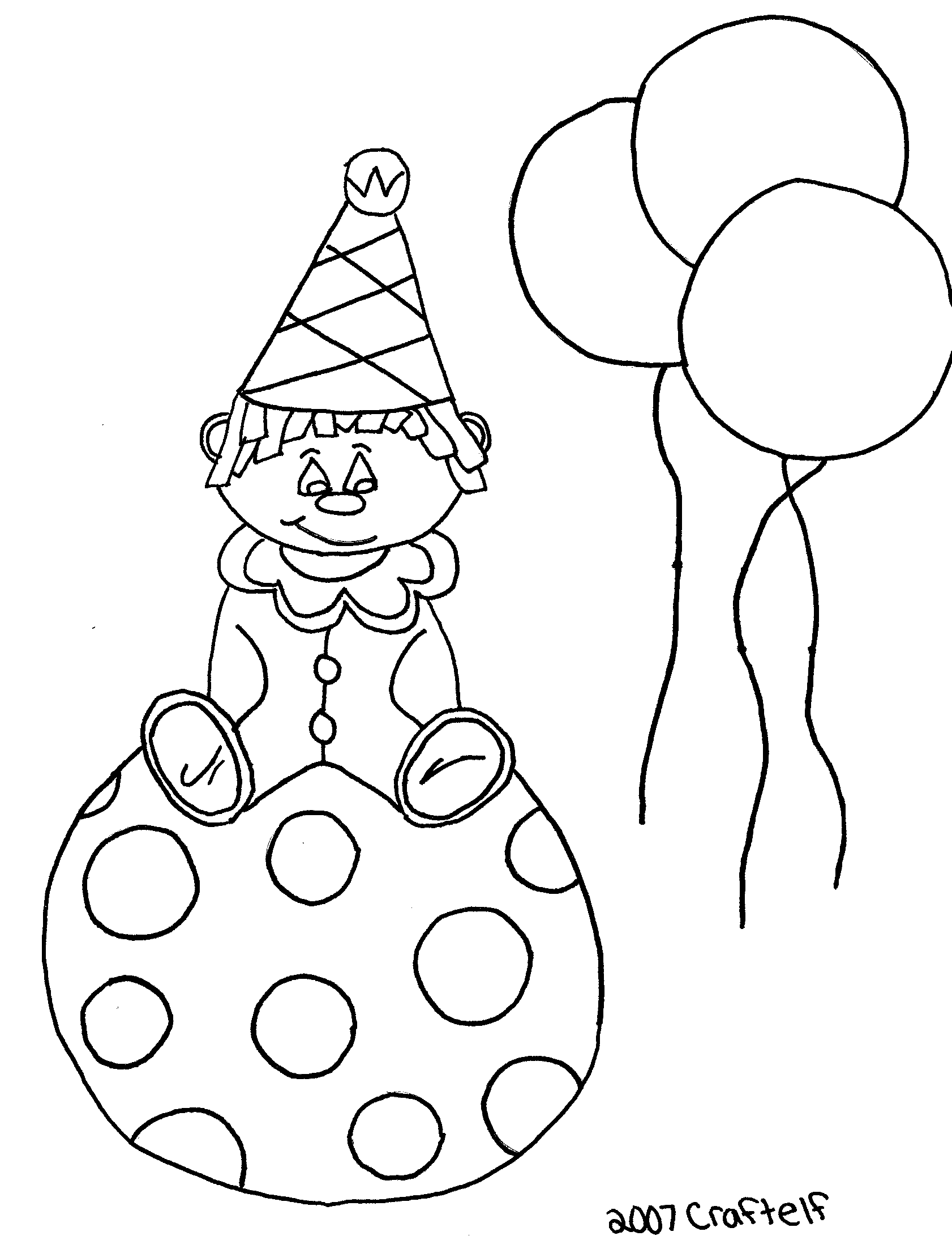 Coloring page: Clown (Characters) #90996 - Free Printable Coloring Pages