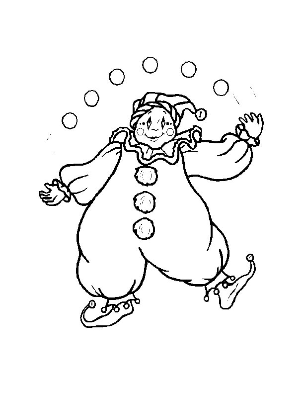 Coloring page: Clown (Characters) #91003 - Free Printable Coloring Pages