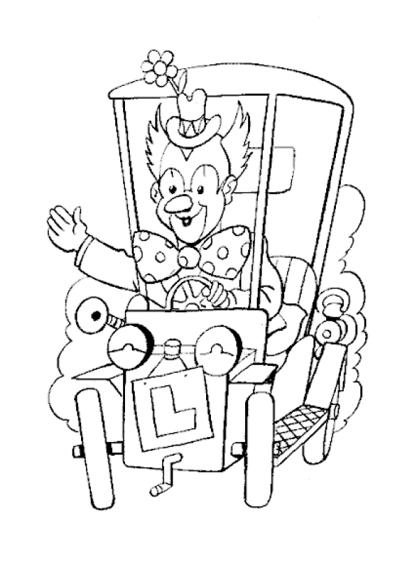 Coloring page: Clown (Characters) #91009 - Free Printable Coloring Pages