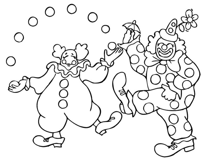 Coloring page: Clown (Characters) #91027 - Printable coloring pages