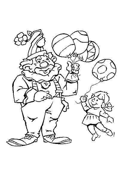 Coloring page: Clown (Characters) #91032 - Free Printable Coloring Pages
